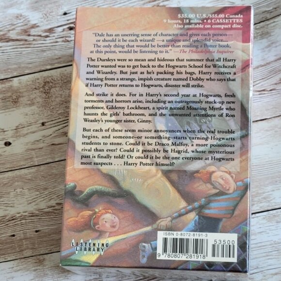 NIB Harry Potter and the Chamber of Secrets Cassettes - Picture 3 of 3